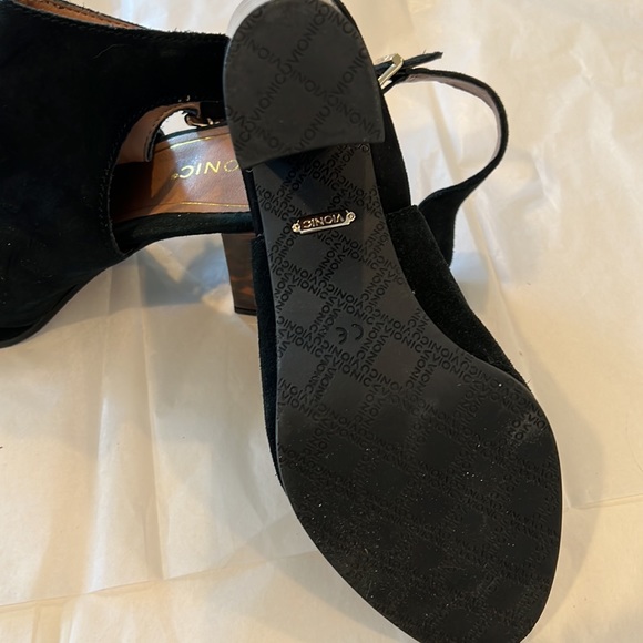 Vionic suede heels like new sz 9.5 deep forest green - Picture 3 of 6